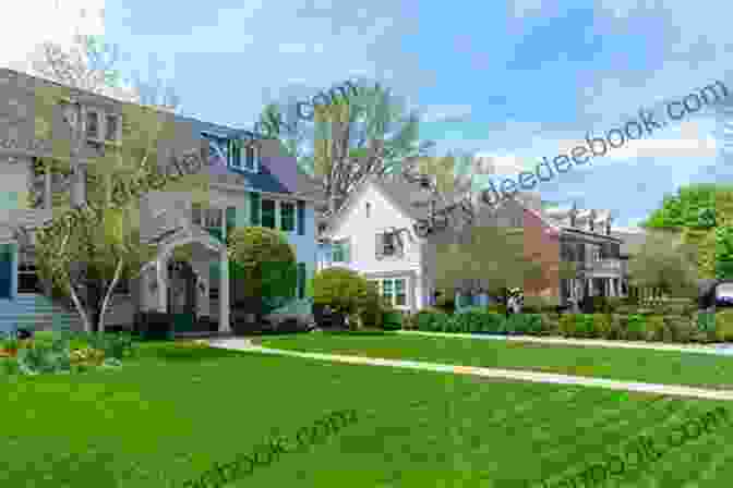 A Captivating Image Of The Neighborhood, Showcasing The Quaint Homes And Lush Greenery In The Neighborhood Of Normal