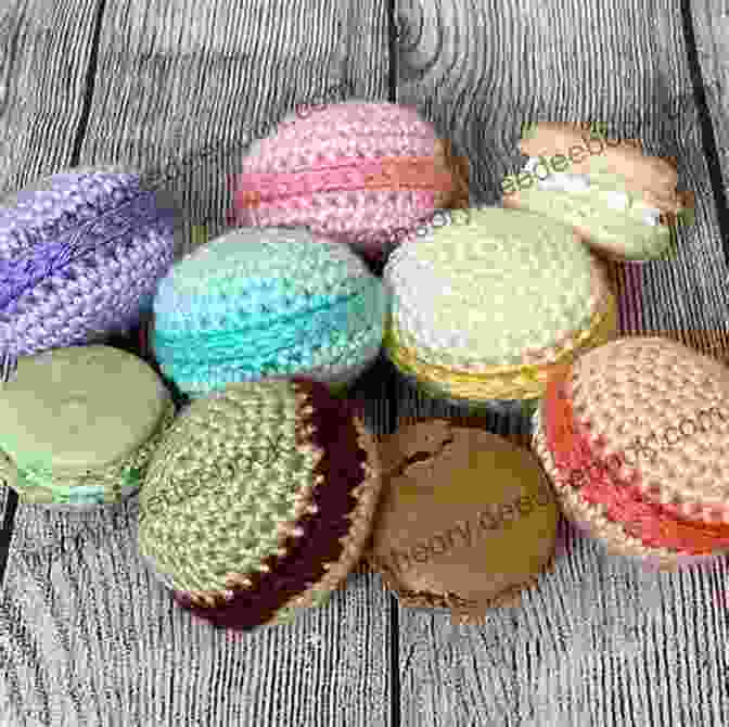 A Crocheted Macaron With A Creamy Filling Amigurumi Sweets: Crochet Fancy Pastries And Desserts