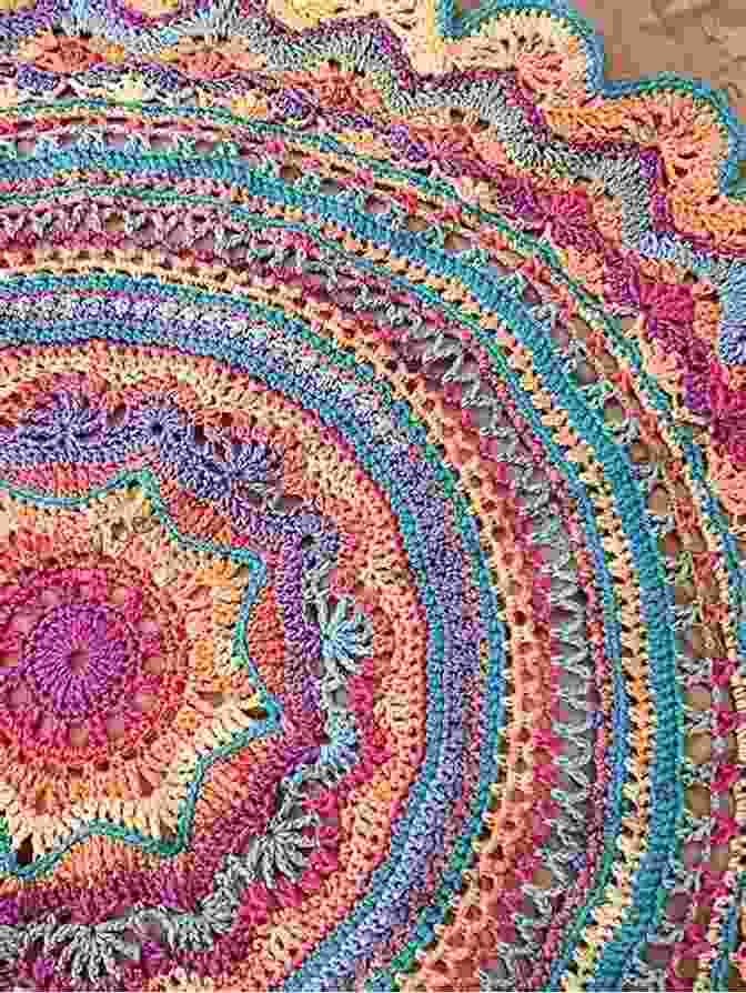 A Crocheted Mandala In Shades Of Pink And Purple. 20 To Crochet: Crocheted Mandalas (Twenty To Make)