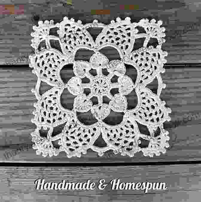 A Delicate Lace Square Pattern In White Thread More Than A Granny US Version: 20 Versatile Crochet Square Patterns