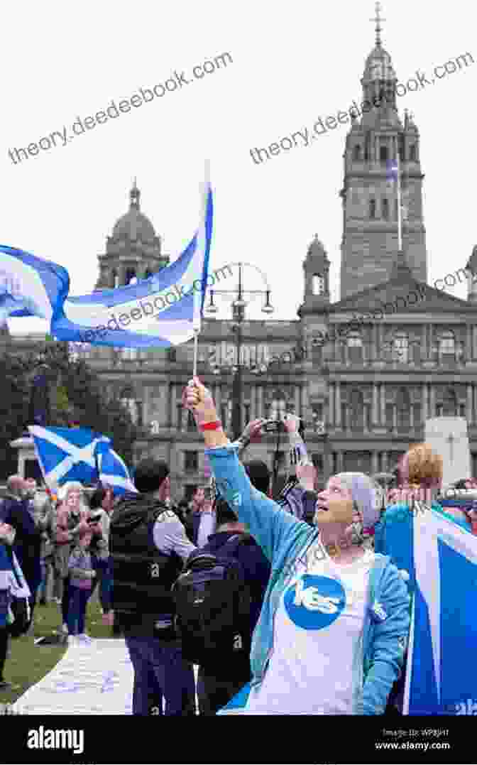 A Group Of People Waving Scottish Flags At An Independence Rally The Politics Of Environment: A Guide To Scottish Thought And Action (Routledge Library Editions: Scotland 28)