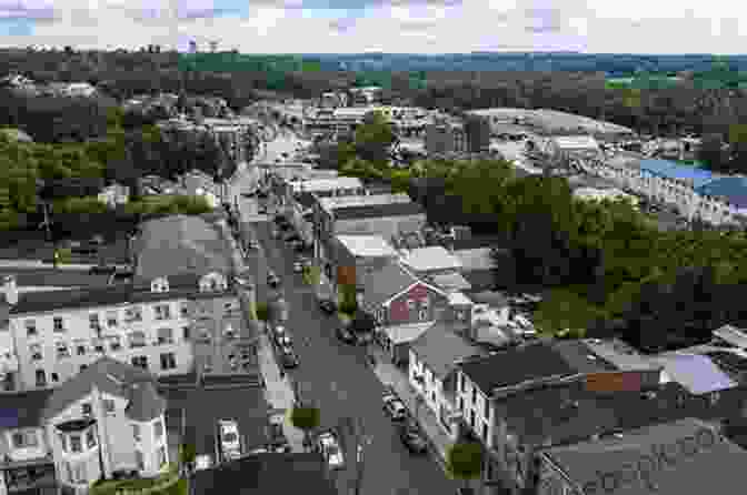 A Panoramic View Of Spring City And Royersford, Pennsylvania, From An Elevated Perspective, Capturing The Blend Of Historical And Modern Architecture Along The Schuylkill River. Spring City And Royersford (Then And Now)