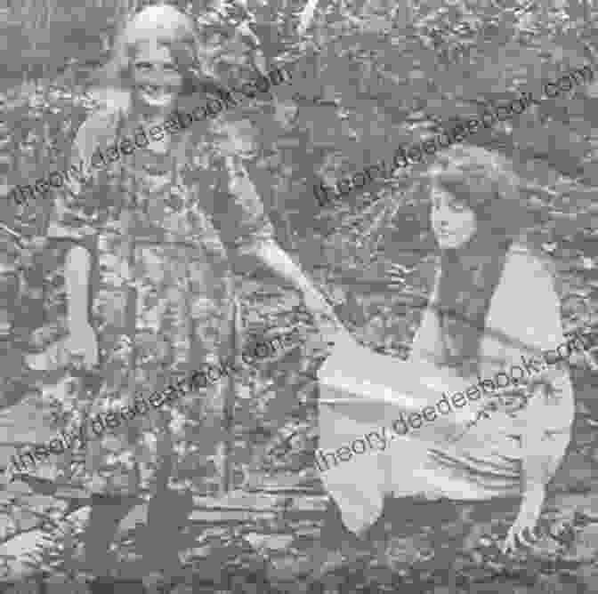 A Photograph Of Two Young Girls, Elsie Wright And Frances Griffiths, Standing In A Garden With Fairies In The Background. The Cottingley Secret: A Novel