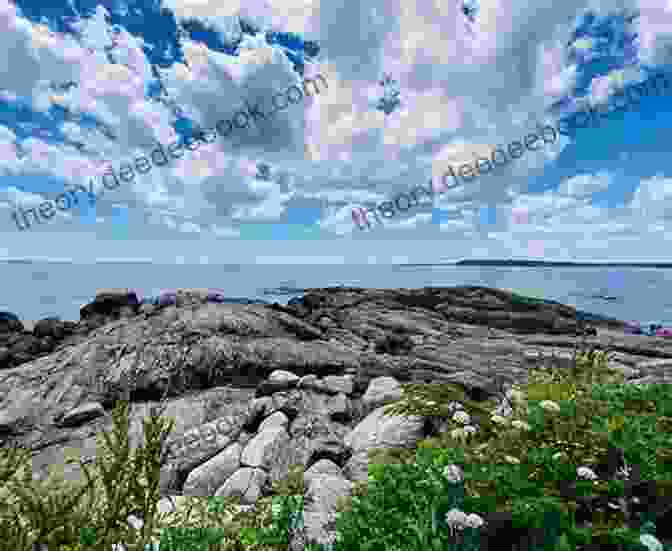 A Scenic View Of Route 1 Along The Maine Coast With Blue Sky And White Clouds Maine S Most Scenic Roads: 25 Routes Off The Beaten Path