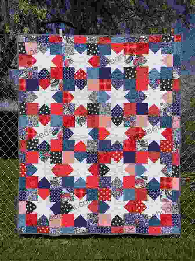A Star Quilt With A Red, White, And Blue Pattern. Quilts In The Attic: Uncovering The Hidden Stories Of The Quilts We Love