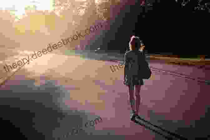 A Woman Walking Down A Road With A Sunset In The Distance The Road To Grace (Walk 3)