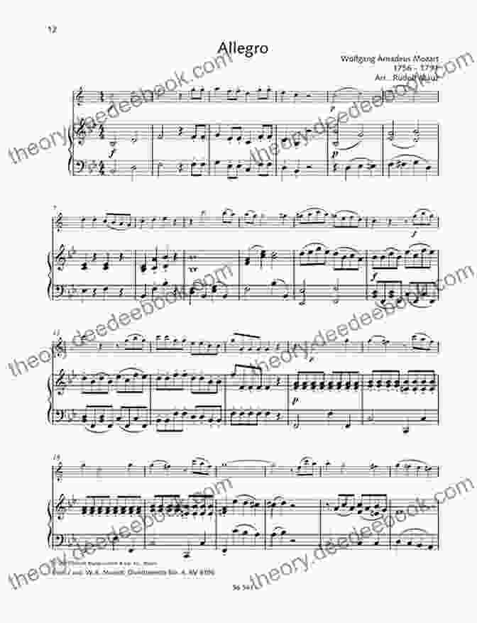 Andante And Allegro By Wolfgang Amadeus Mozart For Tuba Easy Classical Tuba Solos: Featuring Music Of Bach Beethoven Wagner Handel And Other Composers