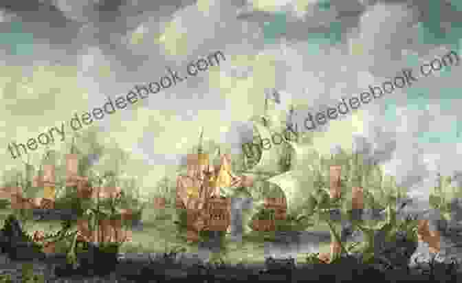 Battle Scene From The Anglo Dutch Wars The Cannon Of Courage: Gabriel Cooper The Noble Train Of Artillery