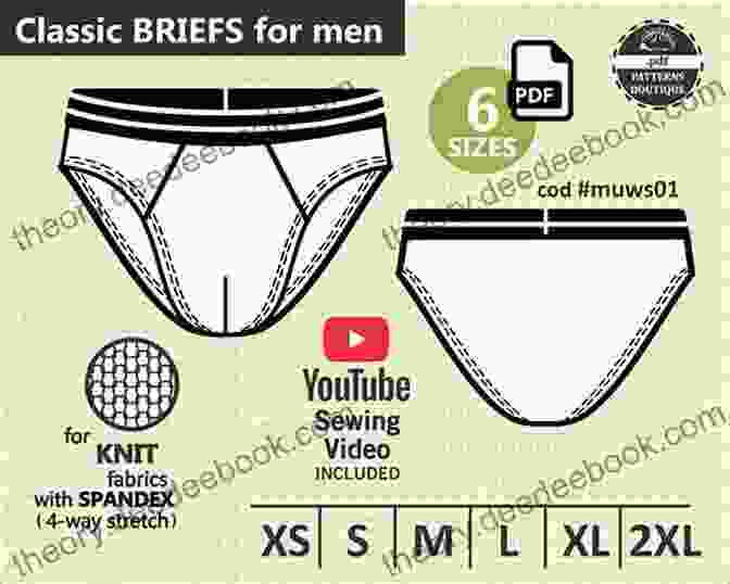 Cotton Briefs Sewing Pattern Knickers : 6 Sewing Patterns For Handmade Lingerie Including French Knickers Cotton Briefs And Saucy Brazilians