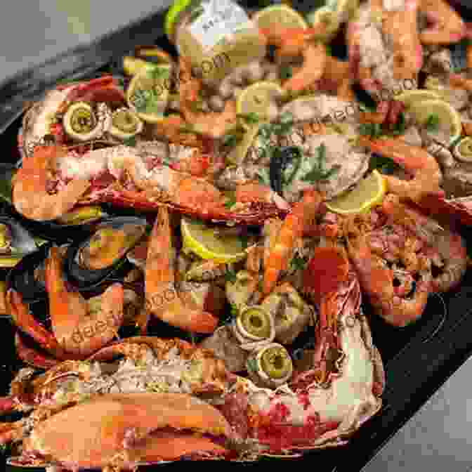 Delicious And Fresh Seafood Platter For Lunchtime Piraeus One Lunchtime Greece: A Visit To A Little Cafe In A Dark Corner Behind A Market In Piraeus