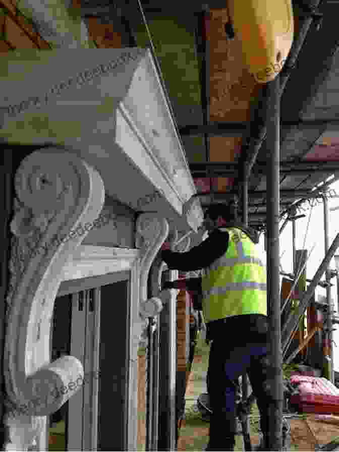 During Restoration: Craftsmen Installing New Plasterwork 7 Steps To Paradise: From Ruin To Pearl