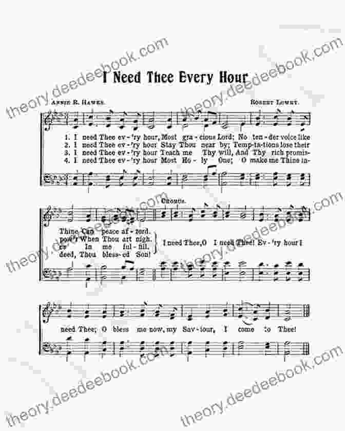 Hymn 8: I Need Thee Every Hour Gospel Hymns With A Velvet Touch: 10 Elegant Settings Of Beloved Hymns For Early Advanced Pianists (Piano) (Sacred Performer Collections)