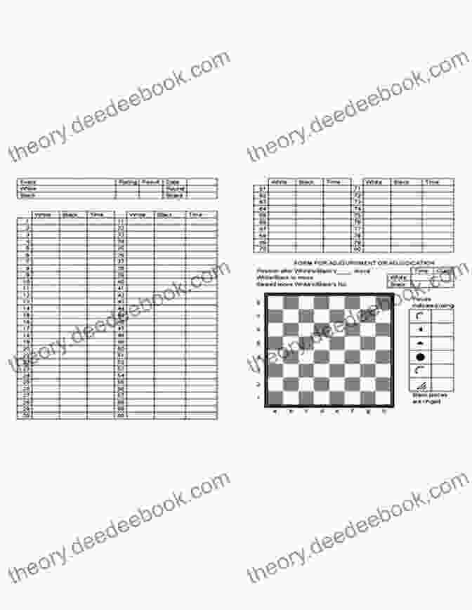 Image Of The High Quality Construction And Binding Of The Standard Chess Score Log Book Standard Chess Score Log Book: 100 Pages Of Logbook