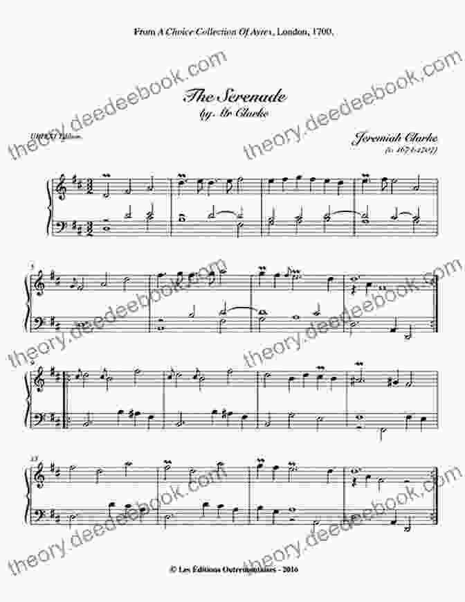 Sheet Music For Serenade From Bassoon Quartet In C Major, Op. 108 By Jeremiah Clarke 10 Romantic Pieces Bassoon Quartet (BN 2): Easy