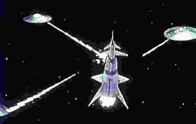 Spaceship Engaging In A Thrilling Space Battle In Albion Lost: The Exiled Fleet Albion Lost (The Exiled Fleet 1)