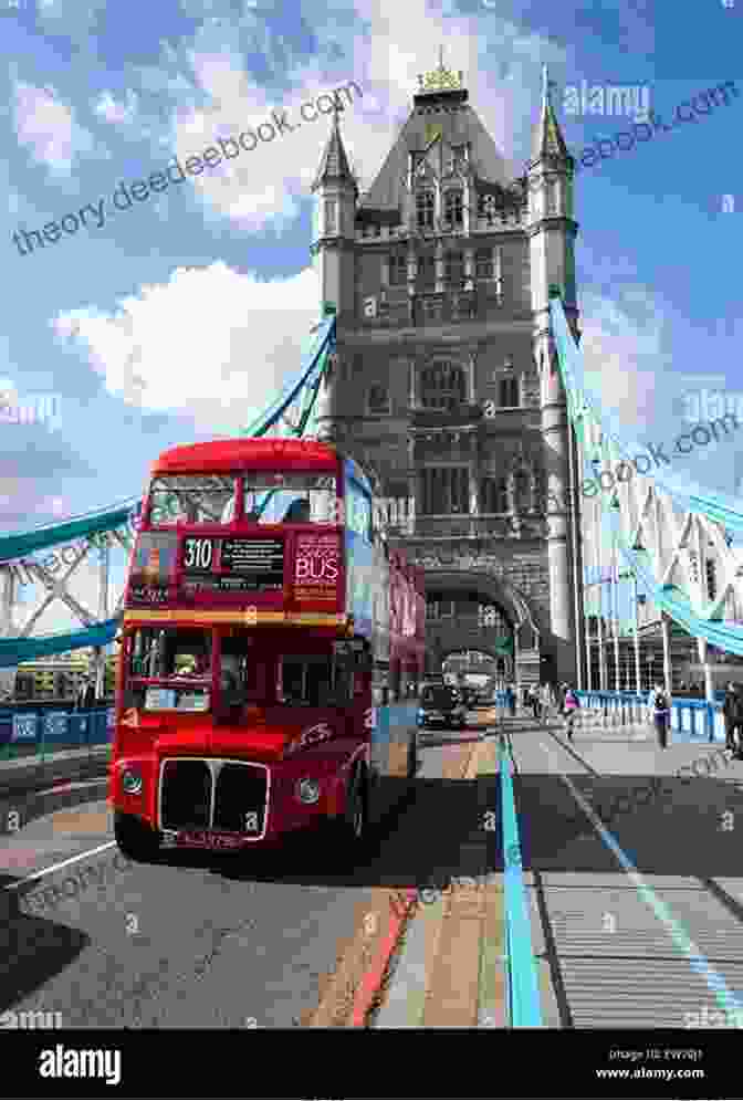 Tower Bridge In London With A Double Decker Bus Crossing. BridgeScapes: Volume 2: A Photographic Collection Of Scenic Bridges