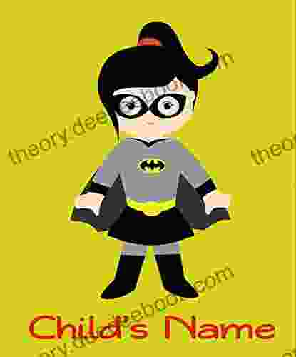 Counted Cross Stitch Pattern: Bat Girl Superhero Comic Hero For Kids With 9 Alphabets To Personalize Your Hero (Kids Are Heroes Series)